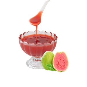 Pink Guava Puree Concentrated Fruit Juice <strong>Syrup</strong> <strong>Slush</strong> Jam For Making Drinks Smoothie Bubble Milk Tea Ingredients Manufacturers - Product Image 2
