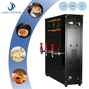 Trois robinets <span class=keywords><strong>d</strong></span>'eau chaude, capacité 35L, <span class=keywords><strong>d</strong></span>ébit 85L/H, distributeur sur pied/mural - Idéal pour les espaces publics et les entreprises - Product Image 5