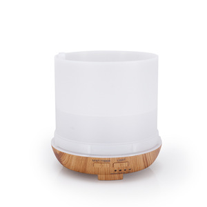 Humidificador de aire ultrasónico para el hogar, difusor de Aroma para aceites esenciales, aromaterapia, en Color madera con luz, 300ml - Product Image 4