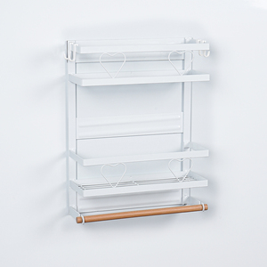 Estante Magnético Ajustable de Metal para Almacenamiento de Especias, Estantes Magnéticos Resistentes para Refrigerador de Cocina - Product Image 1