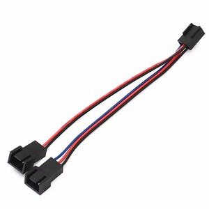 Kararlı hız kontrolü ve voltaj regülasyonu ile CPU soğutucu ve kasa fanları için 3 pinli Fan Splitter kablo çift bağlantı - Product Image 6