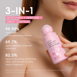 Déodorant Roll-On Unisexe LAIKOU Parfum Fleur de Cerisier Japonaise 60ml Naturel Vente en Gros Transfrontalière - Product Image 2
