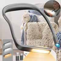 Lampe de cou légère et flexible, rechargeable USB-C, à intensité variable, pour chambre à coucher, économe en énergie, personnalisable, pour dropshipping et commandes en gros
