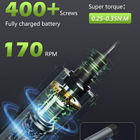 Tournevis de réparation professionnel 49-en-1 avec moteur sans balais de précision, couple de 5 Nm, batterie lithium-ion 3,6 V, poids de 0,5 kg