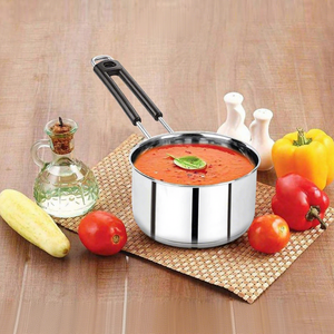 Olla de Acero Inoxidable para Salsas, Té, Leche, con Asa, para Hervir Leche, Té, Café, Sopa y Salsas - Product Image 4