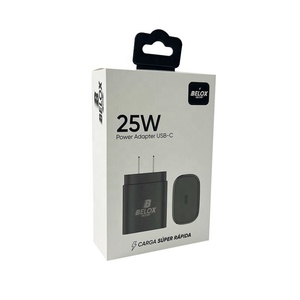 Boîte en papier pour chargeur de téléphone portable d'usine OEM adaptateur secteur rigide boîte d'emballage câble de date boîte d'emballage de chargement de téléphone portable - Product Image 6