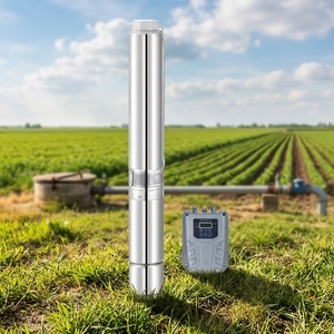 SN Factory Bulk Supply DC72V 750W Solar Deep Well <b>Submersible</b> <b>Pump</b> Stainless Steel Bore <b>Pump</b> with MPPT for Irrigation - Product Image 1