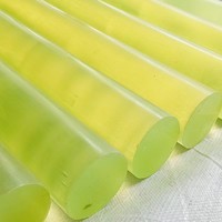 Tige en polyuréthane PU résistante à l'usure et aux hautes températures, barre de protection en caoutchouc solide en uréthane, tige en PU à haute élasticité