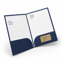 Carpetas de Presentación A4 A5 de Lujo con Dos Bolsillos, Servicios Personalizados, Carpeta de Catálogo Empresarial para Guardar Hojas