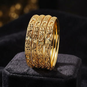 Bracelets en laiton plaqué or traditionnels religieux orthodoxes Bracelets de mode de luxe avec colorant or remplissage bijoux de mariage - Product Image 2