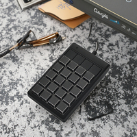 LIF MKB20U Mini Business Cherry MX Teclado Interfaz USB digital Teclado mecánico Teclado numérico de 20 teclas para sistemas POS