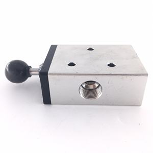 Katup tarik gerbang tuas pneumatik tangan udara tenaga Solenoid 2 arah dengan struktur <span class=keywords><strong>Pilot</strong></span> untuk katup - Product Image 5
