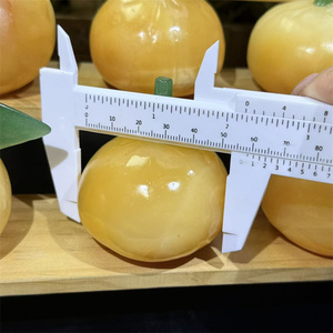 Artisanat en cristal d'usine Sculptures faites à la main <span class=keywords><strong>Orange</strong></span> calcite jaune polie pour la décoration - Product Image 4
