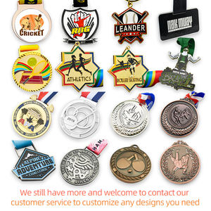 RENHUI Man Of <span class=keywords><strong>The</strong></span> Match Floorball Trophy Cricket Metal Crafts Deportes Medallas y trofeos personalizados Medallas - Product Image 2