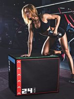 3-en-1 : Tabouret de saut souple en PVC, Cheval de gymnastique pour entraînement de fitness, Ensemble de yoga et de gym, Appareil d'entraînement abdominal, Chaise cheval de gymnastique 30kg