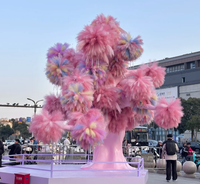 Arbre de feux d'artifice de simulation vibrante - Décoration de salon familial