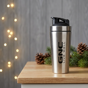 670ml Double Wall Stainless Steel Shaker Tumbler Insulated <b>Protein</b> Water <b>Bottle</b> With Lid for Gym Travel Home Use - Product Image 2