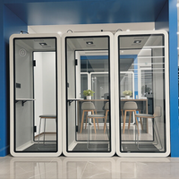 Cabine insonorisée modulaire personnalisable en aluminium HAUMR pour studio d'enregistrement musical, mobilier de bibliothèque, isolation acoustique pour école