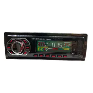 Écran LCD autoradio universel Appel mains libres 12V USB Lecteur Mp3 voiture Single Din Remote Aux Car Audio