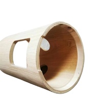 Services de fraisage de pièces circulaires en bois de noyer noir CNC personnalisées pour les équipements industriels Tolérance de précision Certification ISO9001