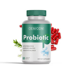 OEM Probióticos Suplementos Suporte Postbiótico Prebiótico Sistema Digestivo Saúde Intestino Cápsulas Probióticas - Product Image 1