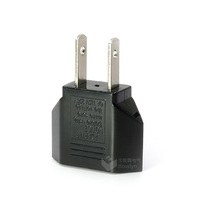 Adaptateur de prise secteur, convertisseur Europe vers États-Unis, prise 2 broches 4,0 mm avec prise, non mis à la terre, usage résidentiel/général