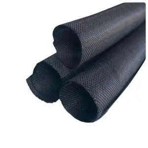 Insulation Flame Retardant Self Winding Mesh Textile Cable Organizer Management Braided Sleeve