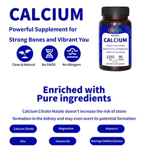 Chất lượng cao tự nhiên thảo dược canxi máy tính bảng với vitamin hỗ trợ mạnh mẽ bổ sung và giúp xương chắc khỏe & sôi động máy tính bảng - Product Image 3