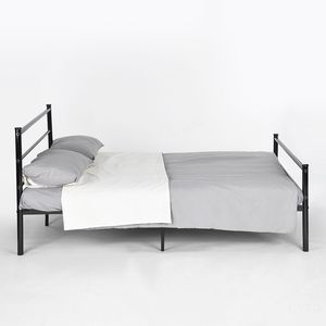 3ft,4ft6 Single,Double Metal Bed Frame in Black Additional Support <strong>Bedframe</strong> - Product Image 4