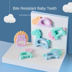 Rompecabezas de ballena de plástico suave para Educación Temprana, sonajero, pegamento para dientes, juguete Molar para bebés de 0 a 1 año, 2 bebés, <span class=keywords><strong>mordedor</strong></span> para bebés - Product Image 5