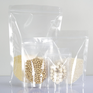 Sacs à fermeture éclair transparents en gros pour aliments secs - Product Image 2