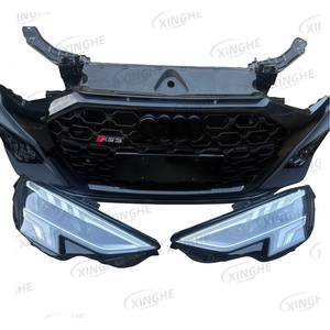 Cho Audi <span class=keywords><strong>A3</strong></span> cản trước, chất lượng cao Bumper Front body Kit 25 Mô hình, lưới tản nhiệt, cản trước, đèn pha, bể nước - Product Image 3