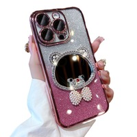 Coque de protection en silicone effet miroir anti-traces de doigts pour iPhone 17 Pro Max, compatible avec les modèles 14/15/16 – Nouveau modèle luxueux