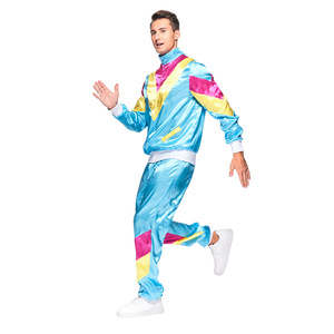 Costumi da Coppia Punk Hip-hop Disco Anni '80 per Adulti, Abbigliamento in Poliestere per Spettacoli e Feste di Halloween - Product Image 3