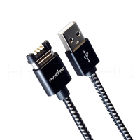 Cable de Carga Magnético HYTEPRO M519 de 4 Pines con Carcasa de Aluminio para Dispositivos Médicos Portátiles