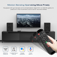 M6 Mini télécommande vocale intelligente, clavier de jeu, souris volante 2.4G, télécommande vocale sans fil, souris volante