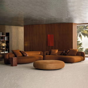Ensemble de canapé en cuir coloré moderne  avec remplissage en éponge pour meubles de maison salon fabriqué en Chine - Product Image 5