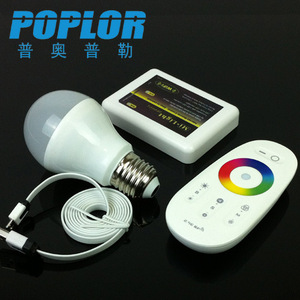 Ampoule LED Poplor 6W RGBW avec télécommande, température de couleur intelligente, montage au plafond - Product Image 1