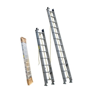 Échelle à corde télescopique et extensible en aluminium de 6 m à 12 m avec 2*20 marches - Product Image 6