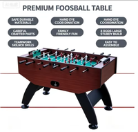 Table de baby-foot en MDF personnalisable de qualité supérieure pour salle de jeux familiale intérieure et divertissement de football