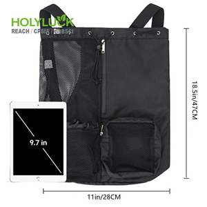 Islak ve kuru ayırma yüzme spor çanta su geçirmez yüzmek İpli sırt çantası ile hafif örgü çanta - Product Image 2