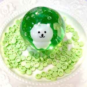 CHENXI Custom 6cm Coconut Oil Stress <b>Ball</b> Stress <b>Squeeze</b> <b>Ball</b> Kawaii Taba Bear Squishy Toys <b>Ball</b> - Product Image 3