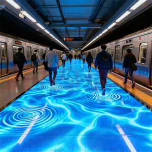 Pantallas LED Infrarrojas Táctiles para Piso P2.604 P3.91 para Tiendas Minoristas, Alquileres en Estaciones de Metro, <span class=keywords><strong>Campañas</strong></span> <span class=keywords><strong>Publicitarias</strong></span> Interactivas - Product Image 5