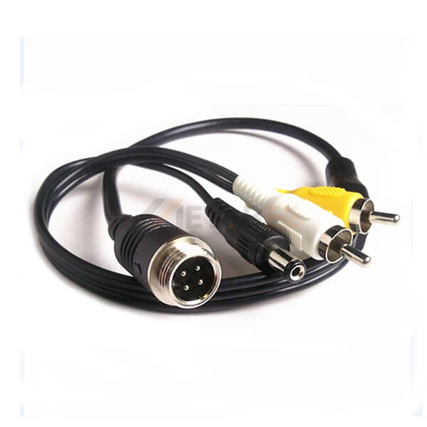 Car Reverse Camera Extension Cable GX12 Aviation Connector Plug Socket 2 4 Pin Waterproof Wiring Kit for Truck Bus DVR System