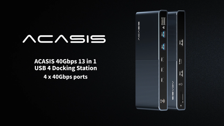 Acasis 13-in-1 Thunderbolt 2 3 4 USB-C Pro Dock With Three 40Gbps ...