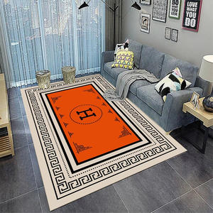 سجادة مخملية كريستالية مخصصة، قابلة للغسل وغير زلقة لغرفة النوم، سجادة فاخرة لغرفة المعيشة للأريكة وطاولة الشاي - Product Image 3