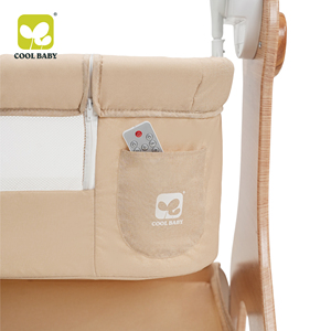 <span class=keywords><strong>Cuna</strong></span> Mecedora Eléctrica Multifuncional <span class=keywords><strong>para</strong></span> Bebés D1528 con Música y Control por Aplicación - Product Image 5