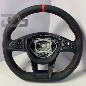 <span class=keywords><strong>พวงมาลัย</strong></span>สปอร์ตหนังแท้หรูหราสูงสำหรับ Mercedes-Benz C43 AMG C-Class E-Class W223 W213<span class=keywords><strong>พวงมาลัย</strong></span>อะไหล่รถยนต์ - Product Image 1