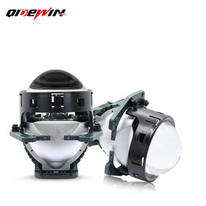 ไฟหน้ารถยนต์ QIDEWIN ขนาด 3 นิ้ว LED Bi Xenon Lens กำลังไฟ 50W ความสว่าง 30000LM 6000K D2S พร้อมเลเซอร์ในตัว ไฟสูง-ต่ำ - Product Image 1