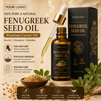 Huile de graines de fenugrec pressée à froid, qualité cosmétique, pour sérum visage, crème, lotion corporelle, beurre, matière première pour soins de la peau, OEM, ODM, vente en gros